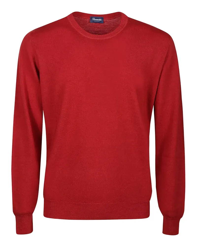 Drumohr  Pullover mit rundem Ausschnitt - Rot Rot