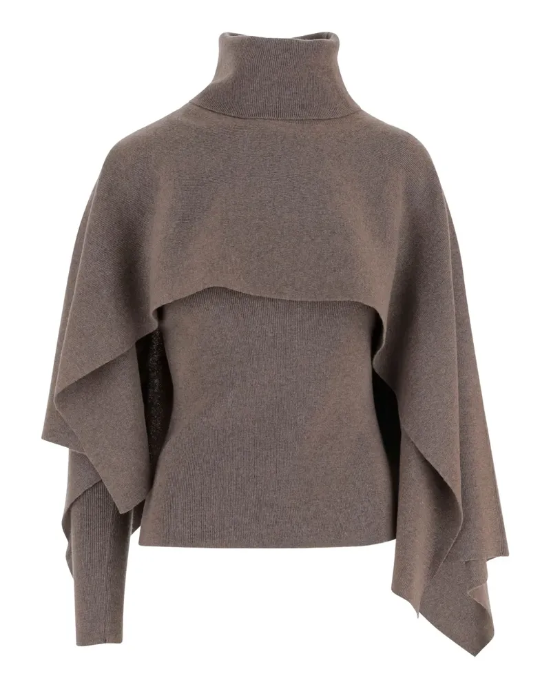 Magda Butrym wool top - Grau Grau