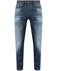 Emporio Armani Ausgeblichene Jeans Blau