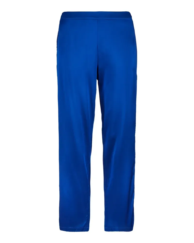 Aubade Bestickte Silk Desire Pyjama-Hose - Blau Blau
