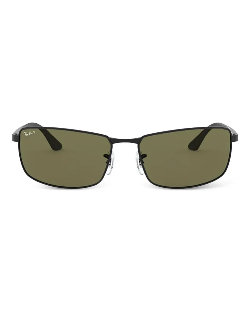 Ray Ban Sonnenbrille mit eckigem Gestell - Schwarz Schwarz