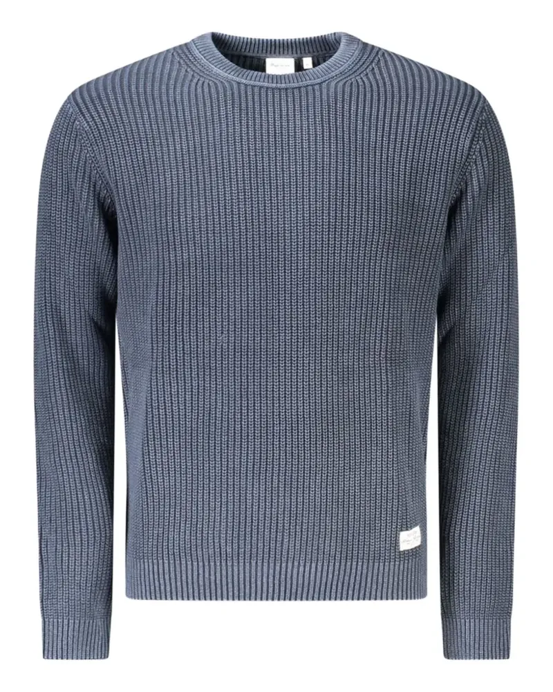 Pepe Jeans ribbed-knit sweater - Blau Blau