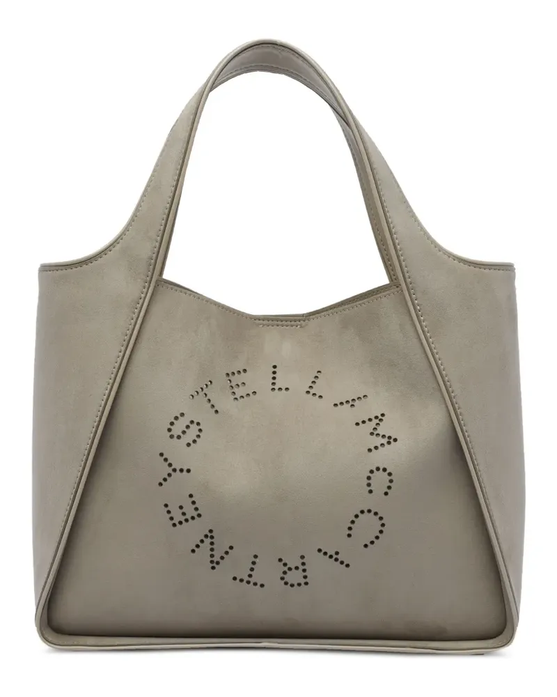 Stella McCartney Shopper mit Stella-Logo - Grau Grau