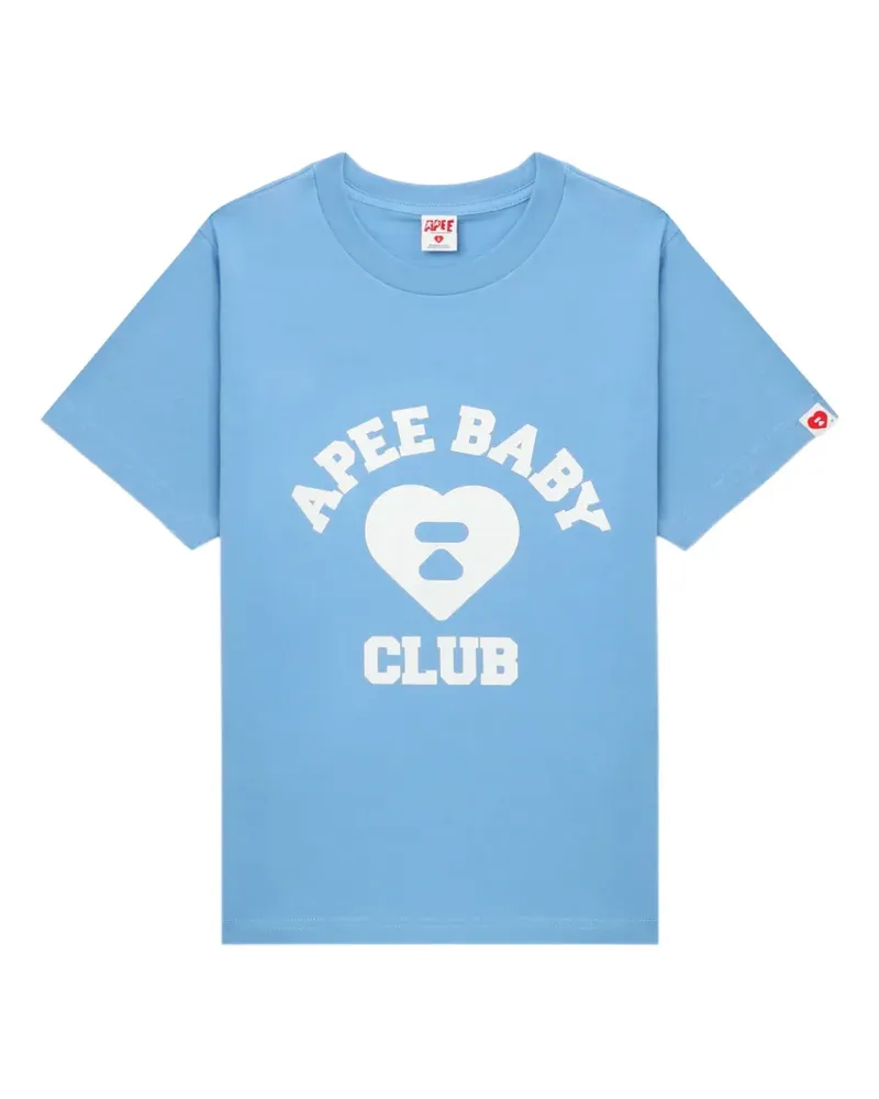 BAPE T-Shirt mit Print - Blau Blau