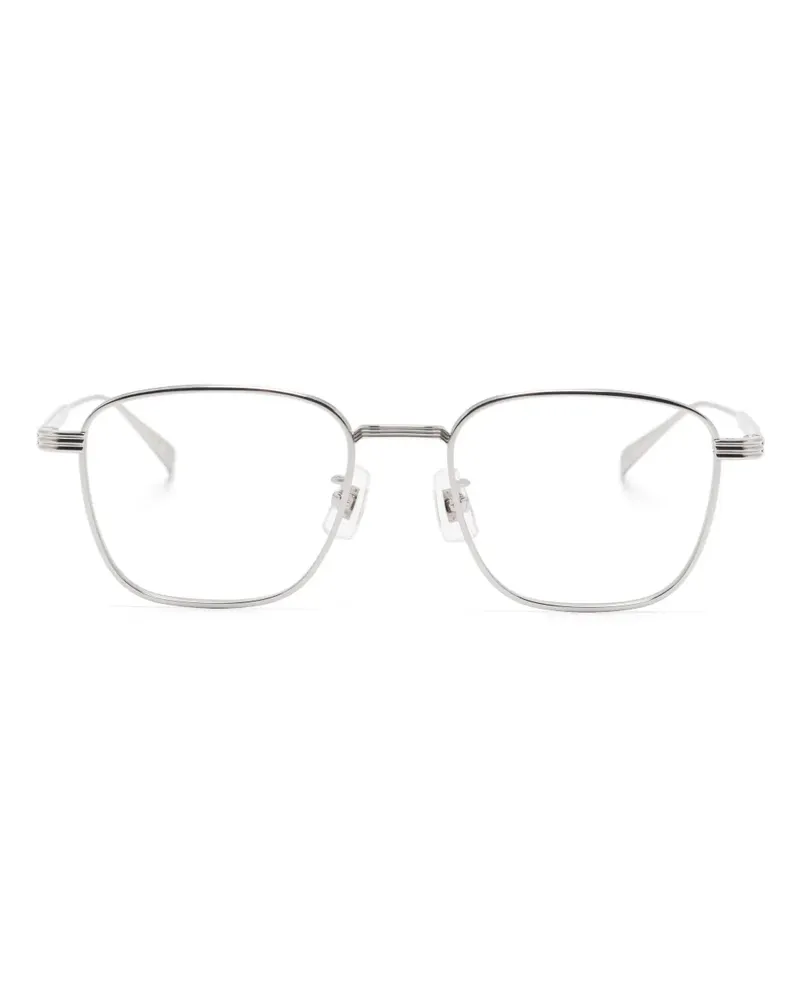 Dunhill Brille mit eckigem Gestell - Silber Silber