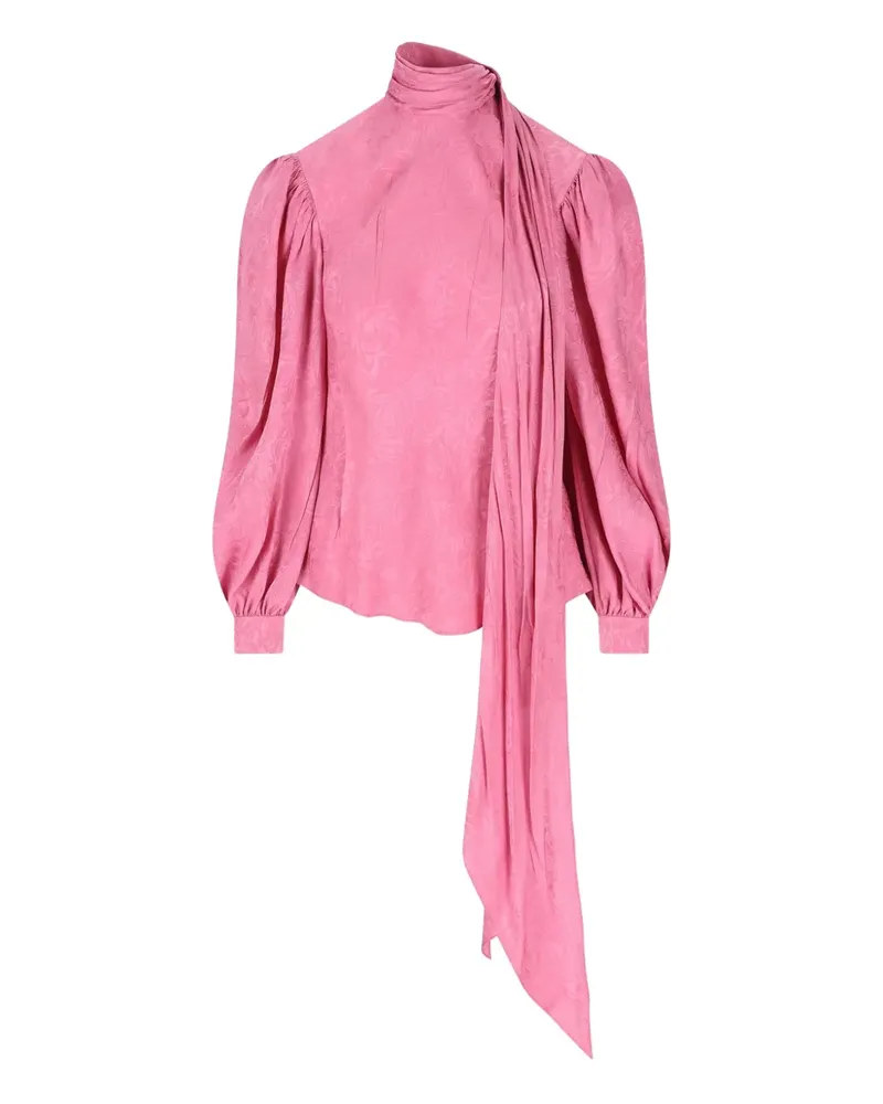 Gucci floral-motif long-sleeve shirt - Rosa Rosa