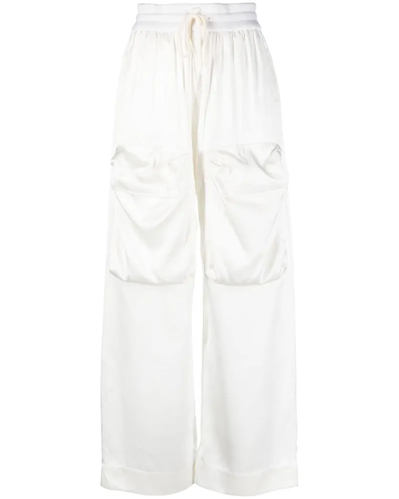 OFF-WHITE Duchesse Cargohose - Weiß Weiß