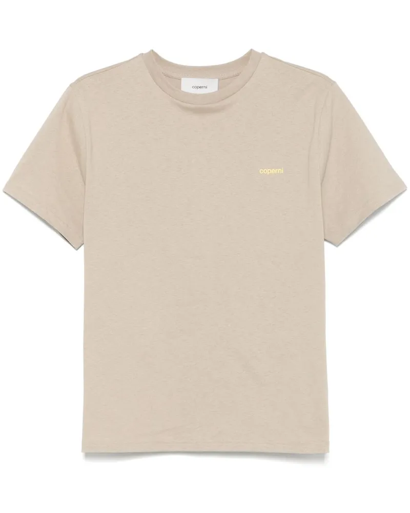 COPERNI T-Shirt mit Logo-Print - Nude Nude