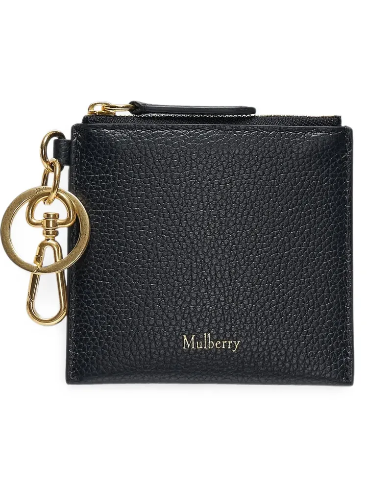 Mulberry grained-leather cardholder - Schwarz Schwarz