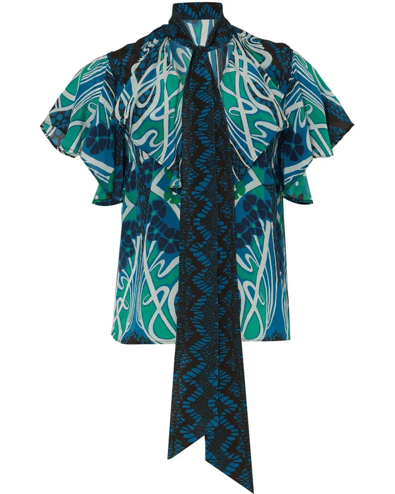 Temperley London Monikh Bluse - Blau Blau