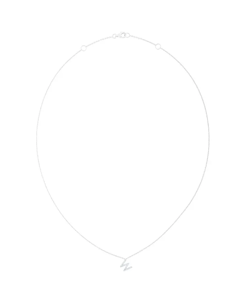 Alinka 18kt ' ID' Weißgoldhalskette mit Diamanten - Metallic Metallic