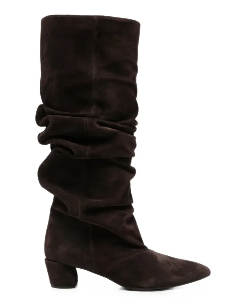 Liska Stiefel aus Wildleder - Braun Braun