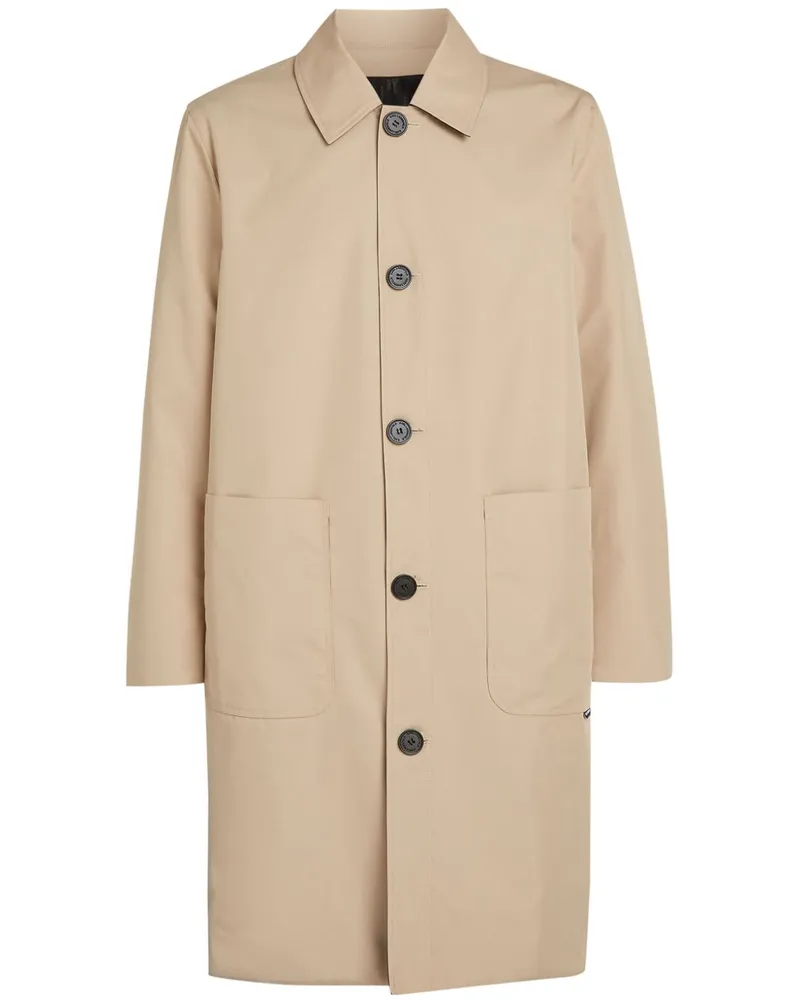 Karl Lagerfeld Wendbarer Trenchcoat Schwarz