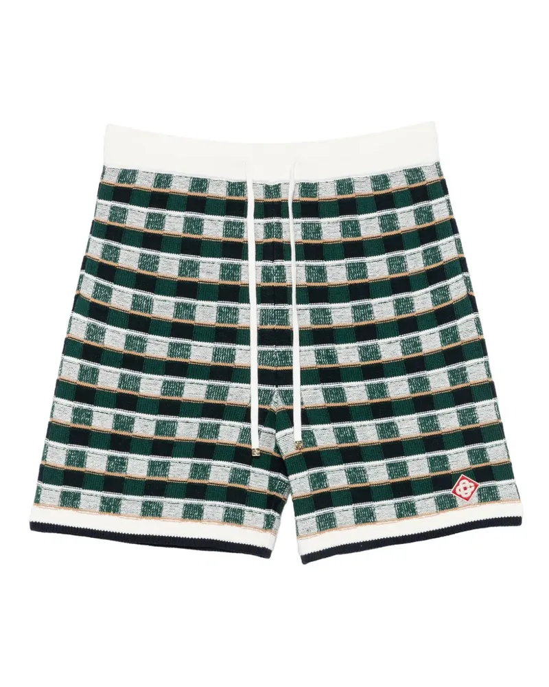 Casablanca Paris check-pattern shorts - Grün Grün
