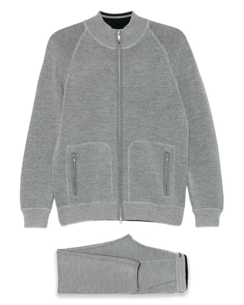 Gran Sasso raglan-sleeve tracksuit - Grau Grau