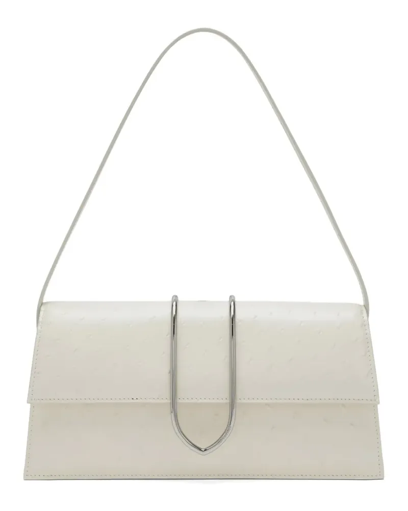 Jacquemus Le Bambino Long calfskin tote bag - Nude Nude