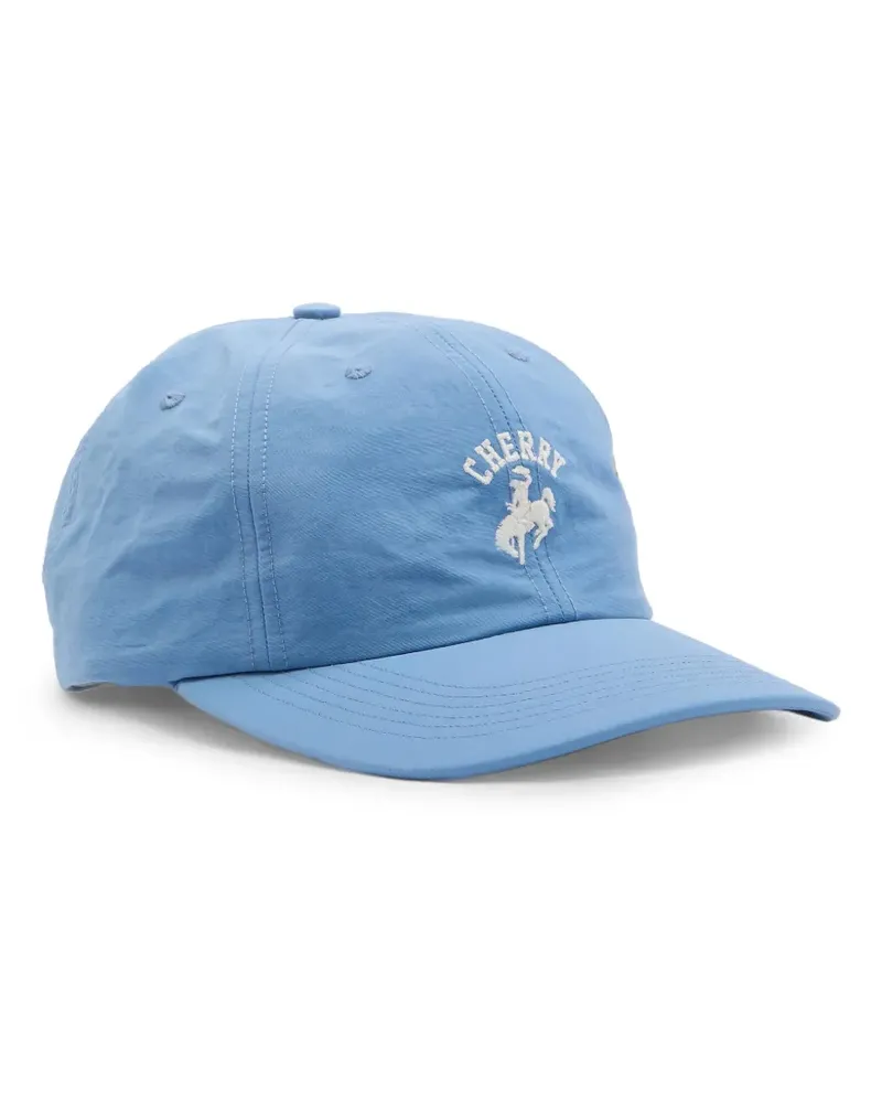 CHERRY LA Western Baseballkappe mit Logo-Stickerei - Blau Blau