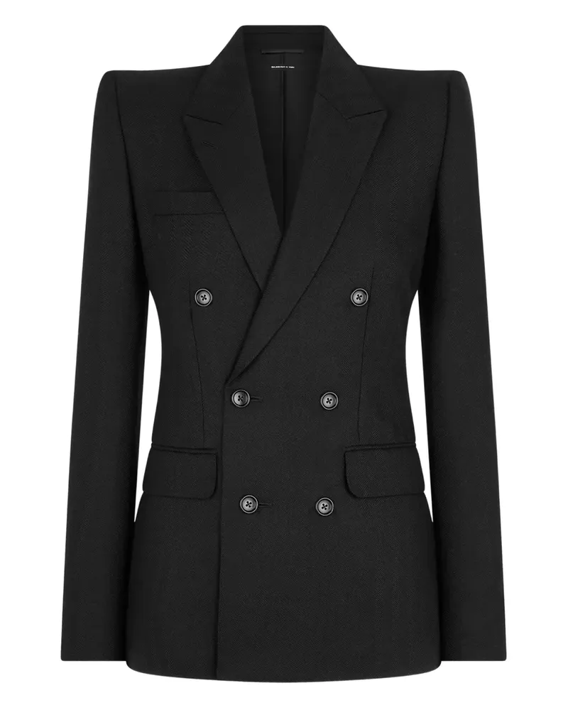 Tom Ford double-breasted wool blazer - Schwarz Schwarz