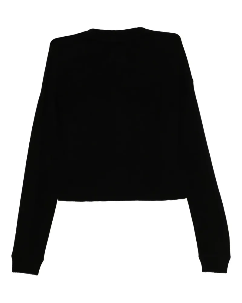 Reformation Monique Strickoberteil - Schwarz Schwarz