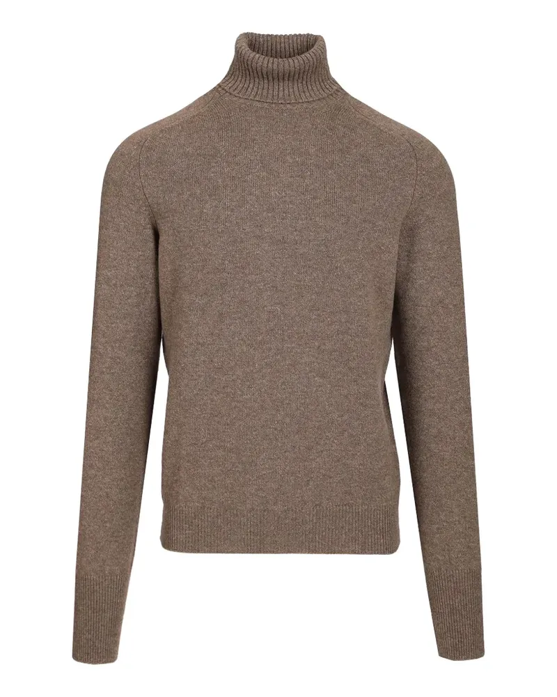 Fedeli Kaschmirpullover mit Rollkragen - Braun Braun