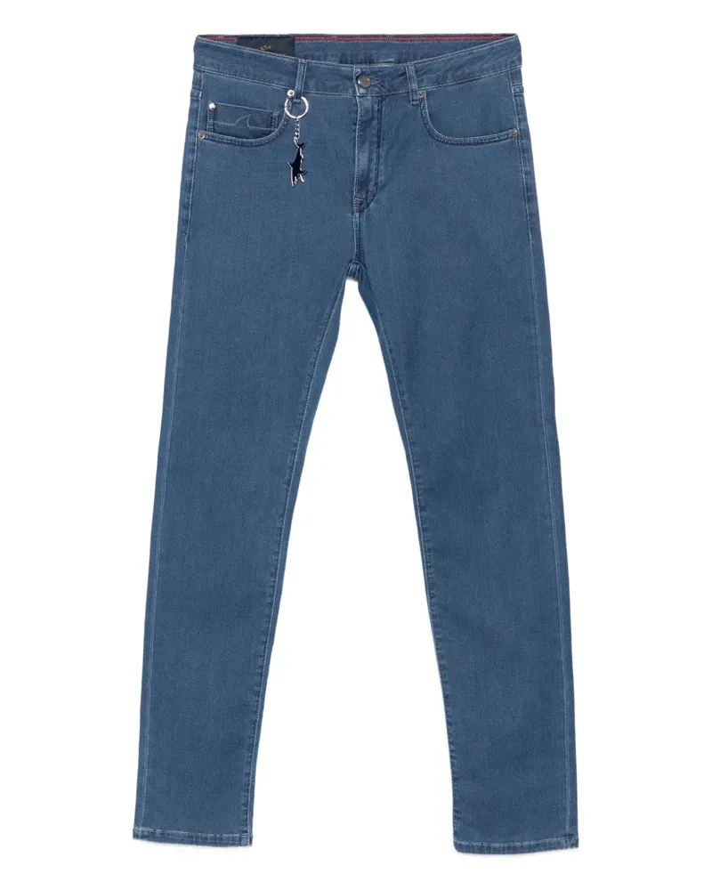 Paul & Shark Jeans mit Hai-Schlüsselanhänger - Blau Blau