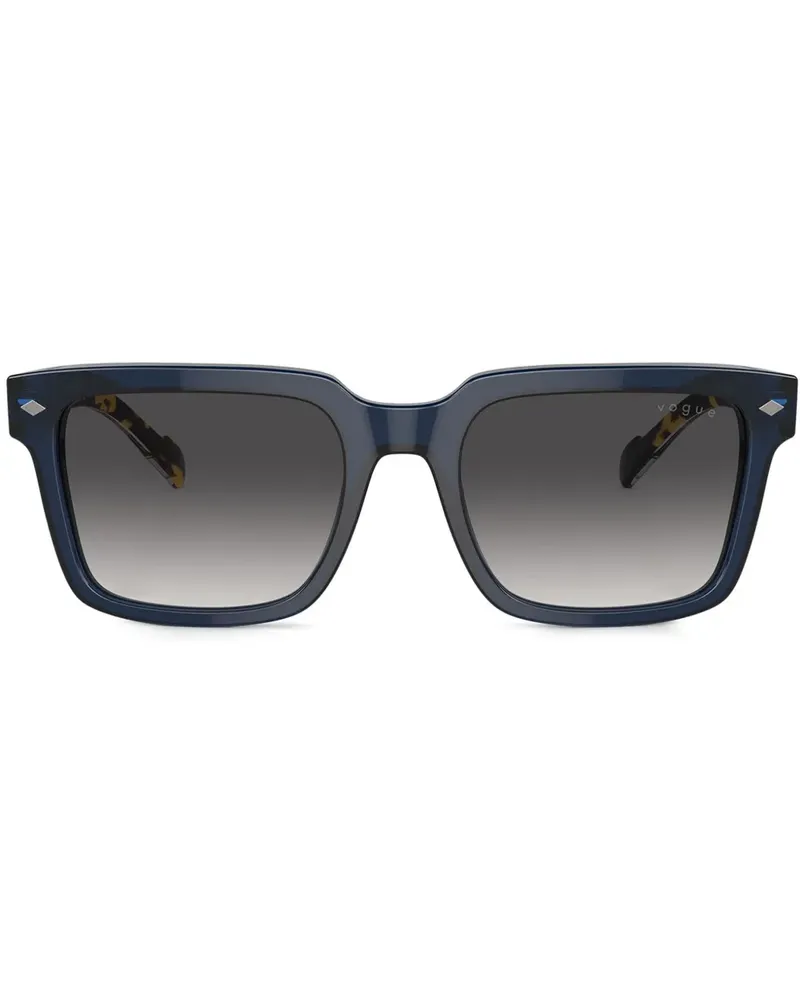 Vogue Sonnenbrille mit eckigem Gestell - Blau Blau
