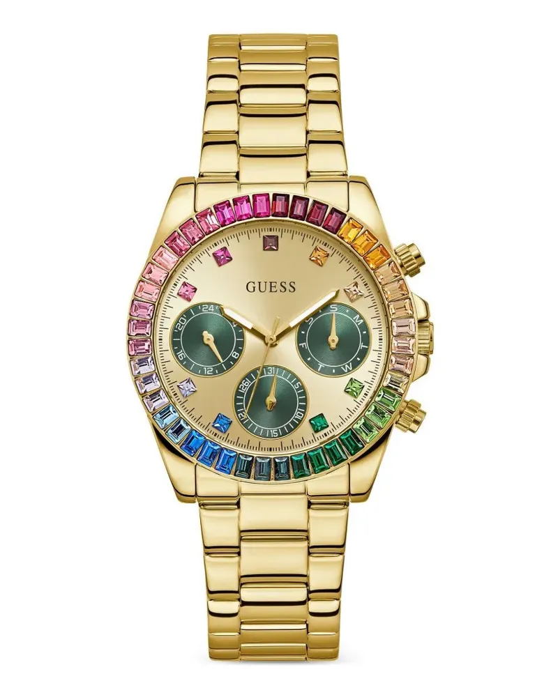 Guess crystal 36mm watch - Gold Gold
