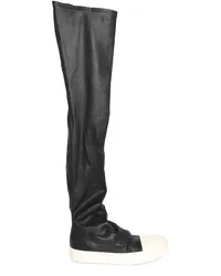 Rick Owens Overknee-Stiefel aus Leder Schwarz