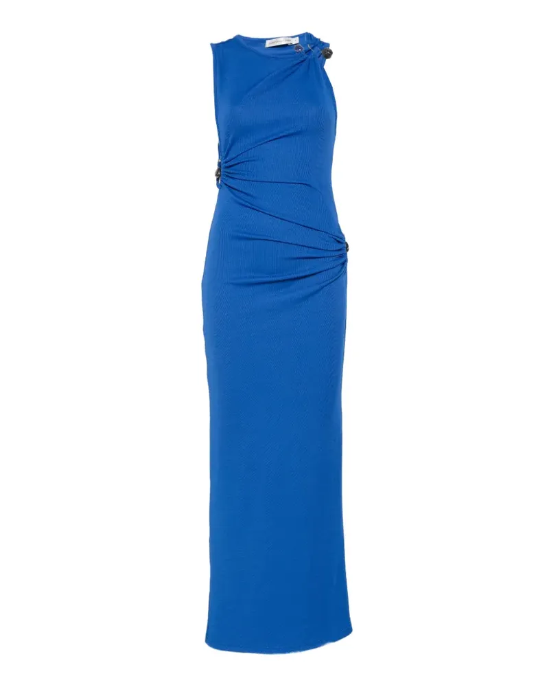 Christopher Esber Calisto Trinity stone-embellished maxi dress - Blau Blau