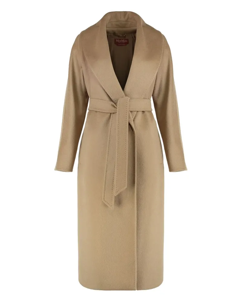 Max Mara belted coat - Nude Nude