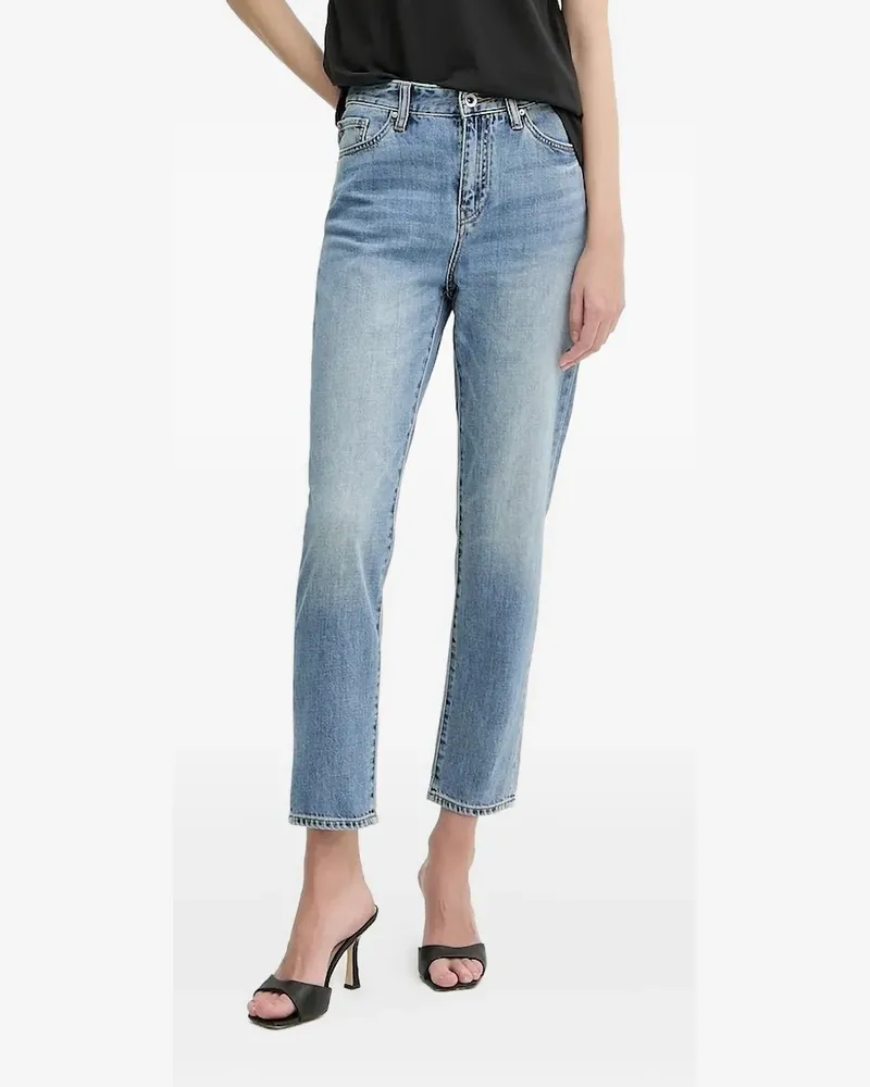 Armani Exchange Ausgefranste Jeans - Blau Blau