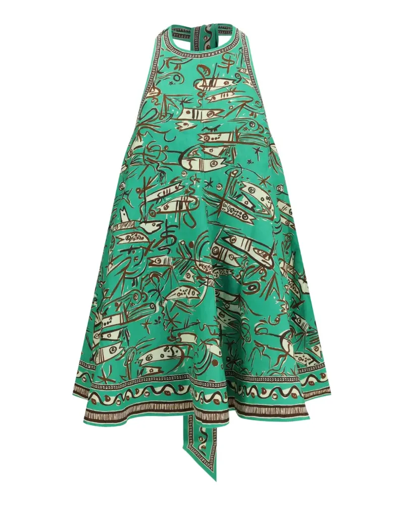 ALEMAIS Fish Sticks mini dress - Grün Grün