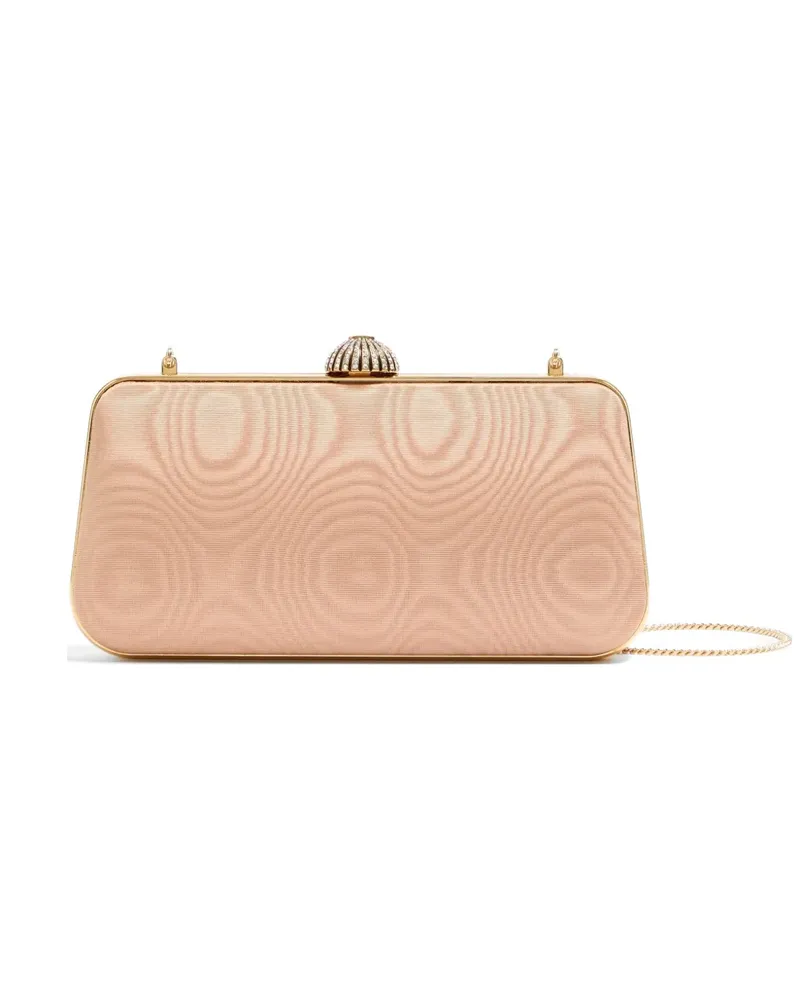 Valentino Garavani Carry Secrets Minaudiere aus Moiré-Stoff - Rosa Rosa