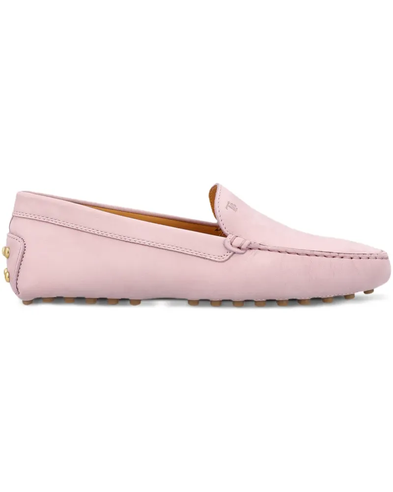 TOD'S leather loafers - Rosa Rosa