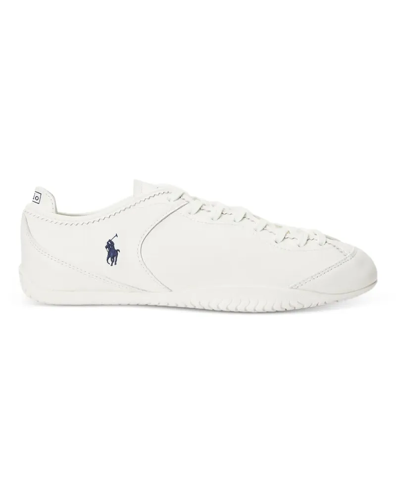 Ralph Lauren Sneakers mit Logo-Stickerei - Weiß Weiß