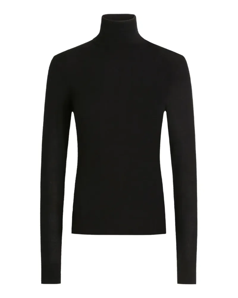 Dolce & Gabbana Rollkragenpullover aus Kaschmir - Schwarz Schwarz