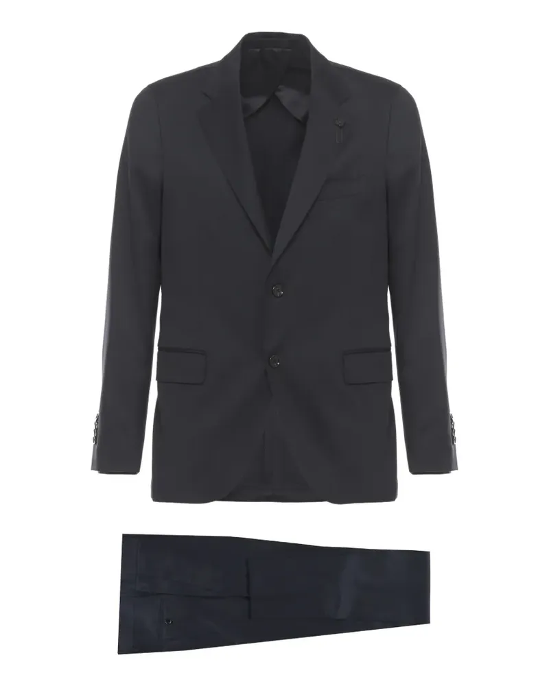 LARDINI wool suit - Schwarz Schwarz