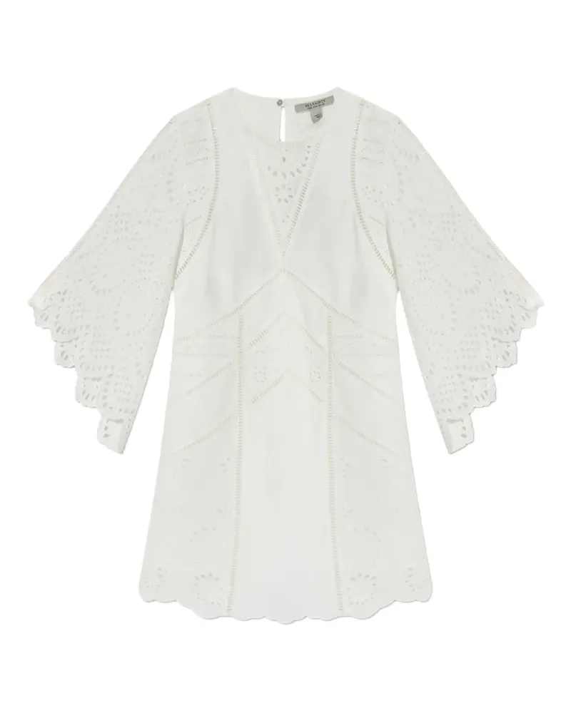 AllSaints Luci Minikleid - Weiß Weiß