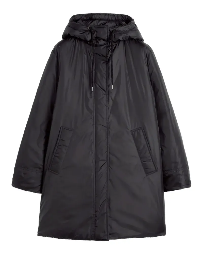 ASPESI hooded padded parka coat - Schwarz Schwarz