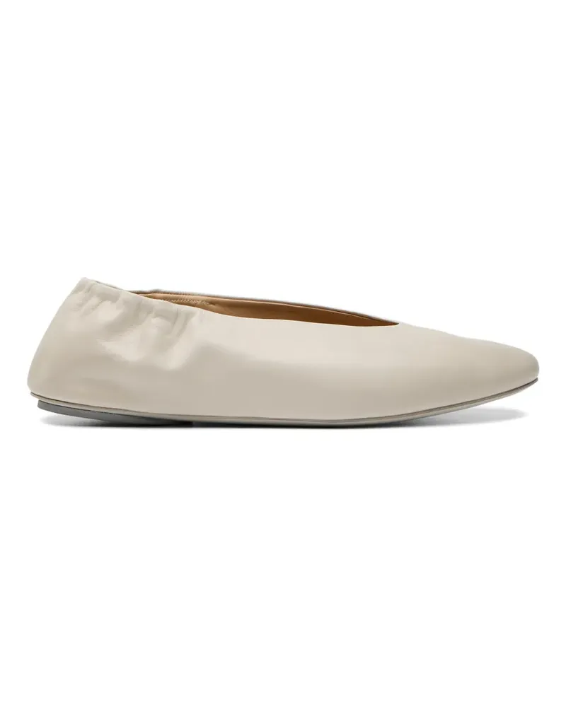 Marsèll leather ballet flats - Nude Nude