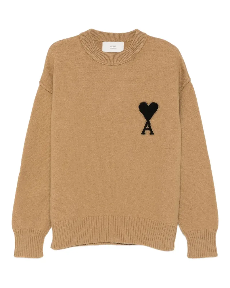 AMI Paris Ami de Coeur Pullover - Braun Braun