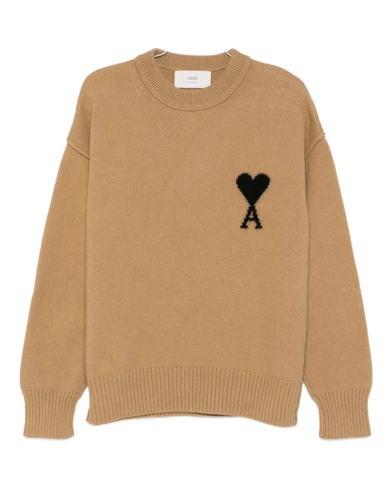 AMI Paris Ami de Coeur Pullover - Braun Braun