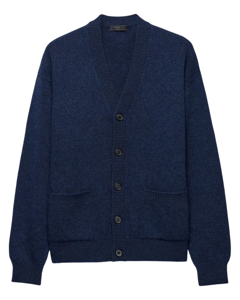 Prada Re-Cashmere Cardigan - Blau Blau