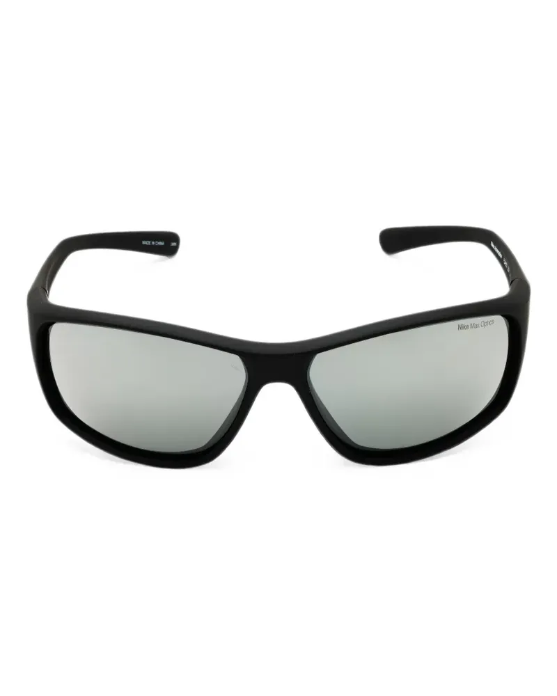 Nike Adrenaline rectangle-frame sunglasses - Schwarz Schwarz