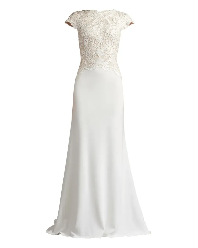 Tadashi Shoji Besticktes Isadora Kleid - Weiß Weiß