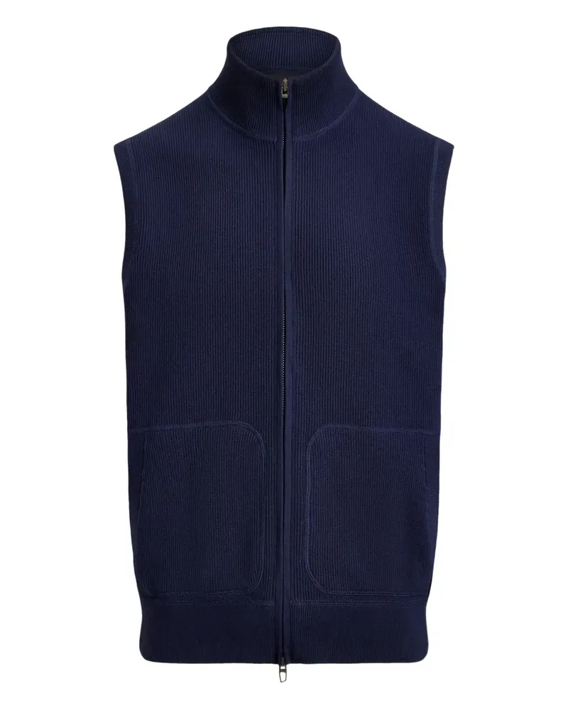 Ralph Lauren Weste mit Reißverschluss - Blau Blau