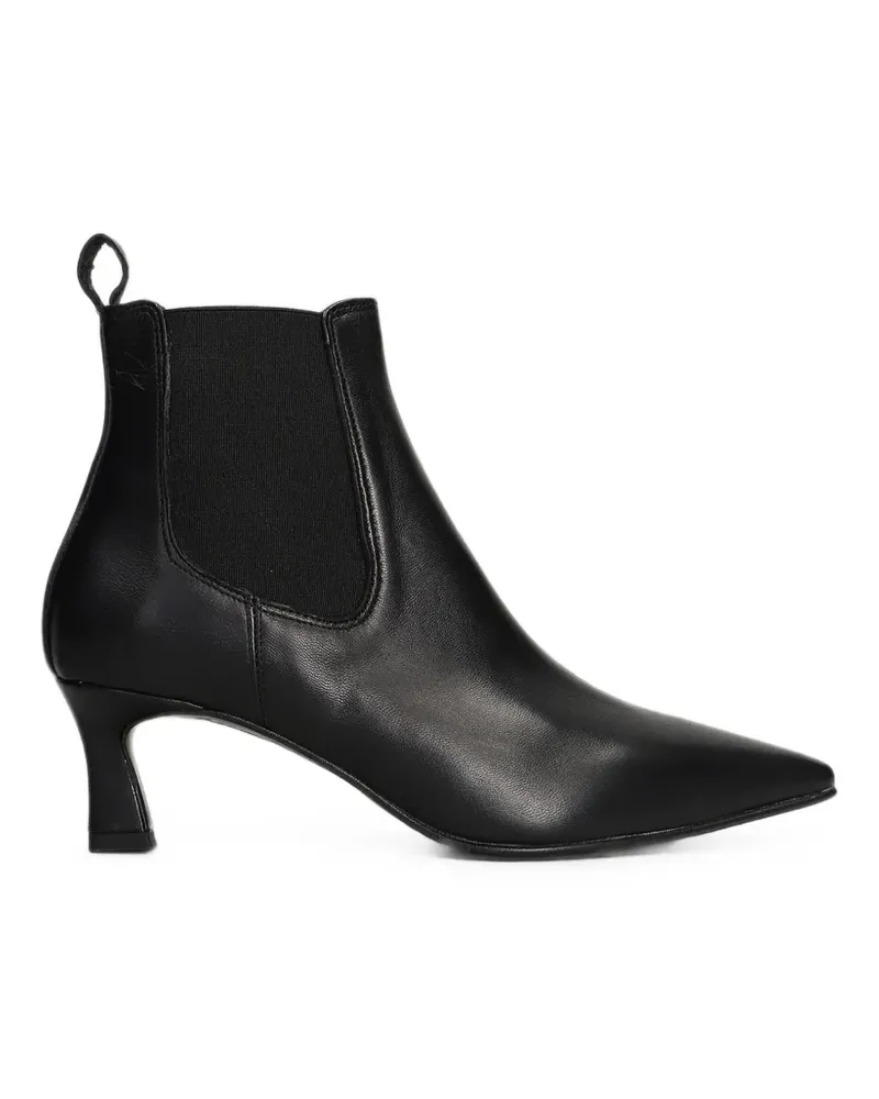 Bianca Di pointed-toe ankle boots - Schwarz Schwarz