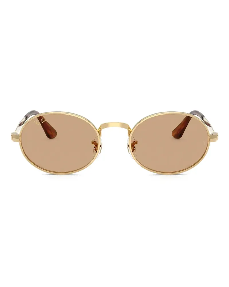 Ray Ban x A$AP Rocky round-frame sunglasses - Gold Gold