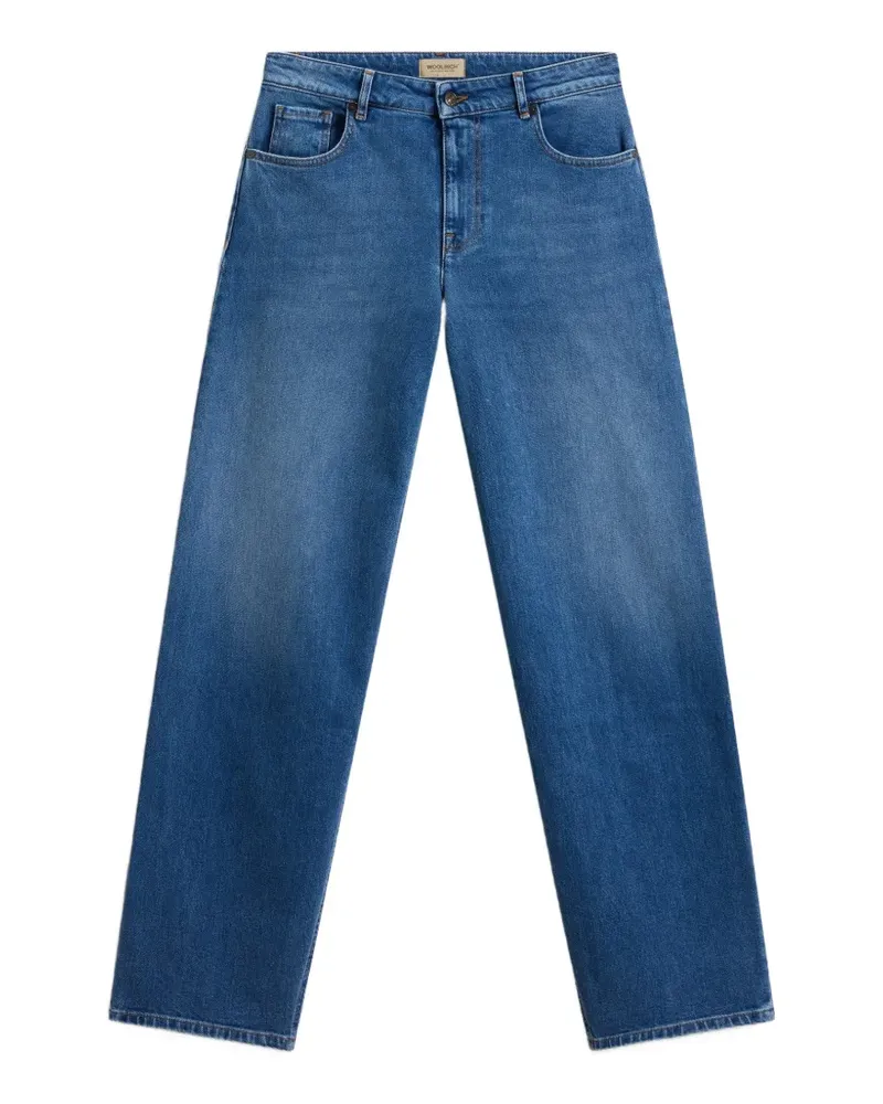 Woolrich Five-Pocket-Jeans - Blau Blau