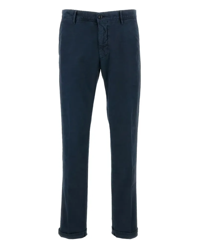 Incotex Hose mit Bündchen - Blau Blau